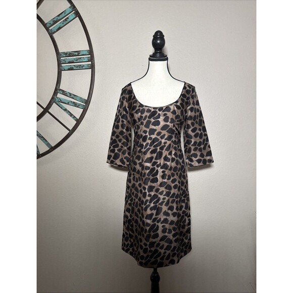Rebecca Taylor Dresses & Skirts - Rebecca Taylor Dress 4 Silk Shift NWT ($325) Chocolate Animal Print